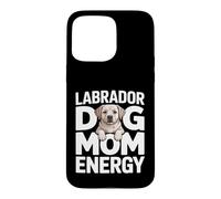 Labrador Dog Mom Energy Adorable Chiot Retriever Coque pour iPhone 15 Pro Max