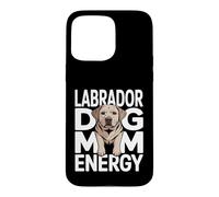 Labrador Dog Mom Energy Adorable Chiot Retriever Coque pour iPhone 15 Pro Max