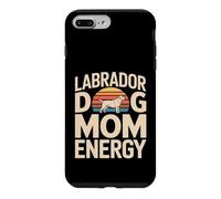 Labrador Dog Mom Energy Adorable Chiot Retriever Coque pour iPhone 7 Plus/8 Plus