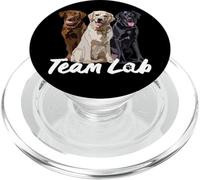 Labrador Happy Labrador Chocolat Noir Jaune Lab Mom Dad Retriever PopSockets PopGrip pour MagSafe