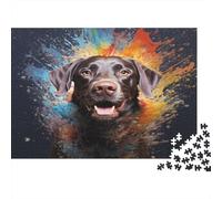 Labrador Le Chien Puzzle 1000 Pièces Adultes - Puzzle Adulte 1000 Pièces - Puzzle À Impression De Haute Qualité - Puzzle Art 1000pcs (75x50cm)