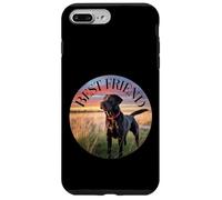 Labrador noir, laboratoire, meilleur ami au lever du soleil. Lab Mom and Dad Coque pour iPhone 7 Plus/8 Plus