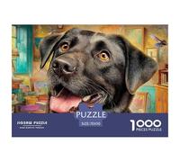 Labrador Retriever 1000 Pièces Adultes De Puzzle Adultes De Puzzle Classiques Cadeau Enfants Cadeaux Classiques pour Créatif 70x50cm/1000pcs