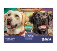 Labrador Retriever 1000 Pièces Adultes De Puzzle Adultes De Puzzle Classiques Cadeau Enfants Cadeaux Impossible 70x50cm/1000pcs