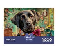 Labrador Retriever 1000 Pièces Puzzle Adultes Et Enfants Classiques Cadeau Enfants Cadeaux Impossible 52x38cm/1000pcs