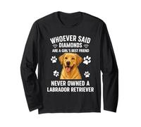 Labrador Retriever Girls Best Friend Chien propriétaire chiot Manche Longue
