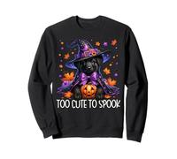 Labrador Retriever Halloween Puppy is Too Cute to Spook Sweatshirt