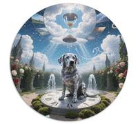 Labrador Retriever, Jeu Circulaire Exigeant De 1000 Pièces Avecchien de Compagnie, Recommandé pour Moments De Silence Et Concentration 1000pcs (67.5x67.5cm)