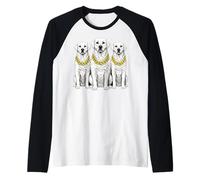 Labrador Retriever Lab Rap Old School Retro Streetwear Manche Raglan