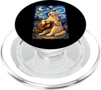 Labrador Retriever Playing Guitar Whimsical Art Camping PopSockets PopGrip pour MagSafe