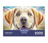 Labrador Retriever Puzzle 1000 Pièces, Puzzle Un Jeu Intellectuellement Stimulant Cadeaux pour Adolescents Et Enfants 70x50cm/1000pcs