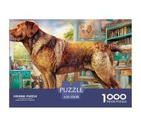 Labrador Retriever Puzzles 1000 Pièces Adultes Puzzles Décoration D Intérieur Enfants Cadeaux Classiques pour Créatif 52x38cm/1000pcs