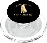Labrador Retriever Rien ne Dit l'amour comme Un Labrador - Mignon PopSockets PopGrip pour MagSafe