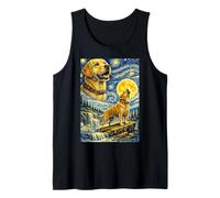 Labrador Retriever Starry Night Van Gogh Chien Hurlant Mignon Débardeur