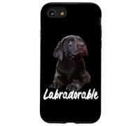 Labradorable Chcolate Labrador Retriever Chiot Marron Coque pour iPhone SE (2020) / 7/8