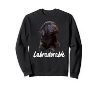 Labradorable Chcolate Labrador Retriever Chiot Marron Sweatshirt