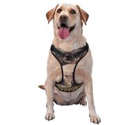 Labradors Petits Chiots Golden Retriever,Harnais pour Animaux de Compagnie, Harnais réfléchissant réglable pour Chien,S