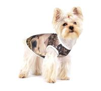 Labradors Petits Chiots Golden Retriever,T-Shirt sans Manches en Coton pour Animaux de Compagnie, Gilet Respirant, Extensible et Doux,M
