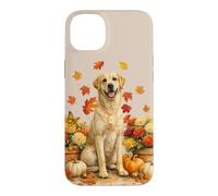 Labradors Retrievers Automne Mamans et Citrouilles Automnes Coque pour iPhone 14 Plus