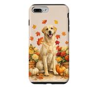 Labradors Retrievers Automne Mamans et Citrouilles Automnes Coque pour iPhone 7 Plus/8 Plus