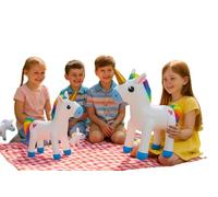 labreeze Licorne gonflable 53 x 35 cm - Jolie décoration de fête gonflable pour les anniversaires d'enfants, la pataugeoire, les accessoires de photomaton, les événements sur le thème de la licorne et