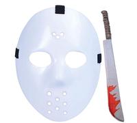 labreeze Masque d'horreur de Hockey avec Demi-Visage pour Halloween