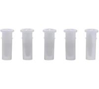 Labriciyon Lot de 100 sifflets couineurs en plastique pour chien Blanc 15,5 x 4,8 mm