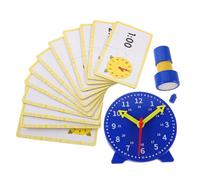 LABRIMP 1 Ensemble Kit Apprentissage avec Tampon Outil Pédagogique pour Enseigner Heure Fournitures Scolaires et Éducatives