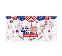 LABRIMP 1 pièce Toile de Fond Festive pour Photographie Décoration Du Jour de Indépendance Américaine Accessoire Photo Unique pour Fête et Événements