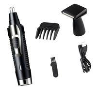 LABRIMP 1 Set Tondeuse à Poils de Nez pour Hommes en Acier Inoxydable Rechargeable et Lavable, Tondeuse à Cheveux Électrique Multifonction, Accessoires pour Entretien, pour Usage