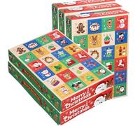 LABRIMP 10 pièces Boîtes de Noël DIY avec Compartiments Calendrier de Compte pour Décoration de Fête et Surprise