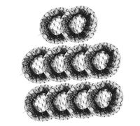 LABRIMP 10 Pièces Filets Maille Respirante Noirs Accessoires Fixants pour Ballet et Danse Adaptés Aux Filles et Scènes Confortables et Durables