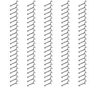 LABRIMP 100 Pièces Plieurs de Branches D'arbres en Plastique Noir | Clips Réutilisables, Haute Dureté et Résistance aux Intempéries, pour Loquat et Prune, Usage Intérieur Extérieur