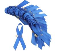LABRIMP 100pcs Broche Ruban Bleue Pratique et Résistante Déchirure en Tissu et Fer, Épingle Thème de L'amour pour Présent de Diplôme Lors de Fêtes et Carnavals