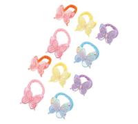 LABRIMP 10pcs Bandeaux Scintillants pour Garçon et Filles en Corde de Coton, Doux et Protecteurs pour Cuir Chevelu Délicat, pour Étudier ou Travailler