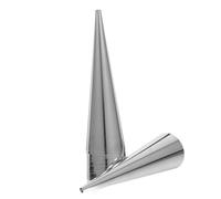 LABRIMP 10pièces Moule à Croissant Conique Acier Inoxydable Outil De Cuisson Forme De Corne Moule à Pâtisserie Réutilisable