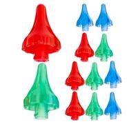 LABRIMP 12 Embouts de Rinçage pour Nettoyage des Oreilles en Plastique Réutilisables, Contrôle Précis du Débit D'eau, Kit Portable Maison Voyages