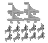 LABRIMP 12 pièces Lot de Clips de Support pour Étagère de Réfrigérateur et Congélateur Plastique Fixation Facile pour Balconnet Frigo et Rangement Détaché Aide Pratique Au Dégivrage