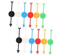 LABRIMP 12 pièces Lot de Flèches Plastique pour Jeux de Société Toupies Rotatives Accessoires Remplacement Polyvalents pour Animation Éducation et Loisirs