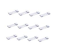 LABRIMP 12 Pièces Pares de réparation des perspectives Stores économiseur d'aube de réparation Pièces de Remplacement Aveugle de girouette Blanche