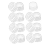 LABRIMP 15 Pièces Couvercles Plastique Éclaboussures pour Shaker Boissons Couverture Transparentes pour Lait Thé Citron Mixer Accessoires Polyvalents