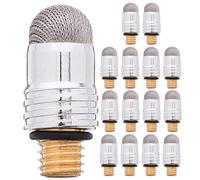 LABRIMP 15 Pièces Stylus Tips Set Thread Capacitive Mesh Replacement Nibs for Touch Screen Pens Conductive Fiber Pen Nibs for Tablets and Smartphones