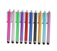 LABRIMP 15pièces Crayon Capacitif pour Écran Tactile Lot de Outils D'écriture pour Téléphone Et Tablette Pointe Caoutchouc Corps Métal Polie