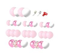 LABRIMP 1Ensemble Guirlande de Ballons Roses Décoratifs Kit Arc pour Fête Anniversaire Shower et Mariage