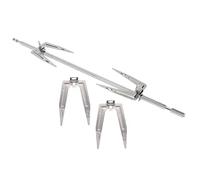 LABRIMP 1ensemble Support Rôtissoire Rotatif Inoxydable Pour Poulet Accessoire De Cuisine Pour Friteuse Et Four Tiges Et Vis Ajustables