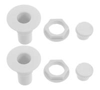 LABRIMP 2 Ensembles Bouchons Évacuation pour Congélateur Accessoires Réfrigérateur Plastique Résistant Froid Bouchon de Drain Étanche pour Congélateurs Coffres Installation Facile et