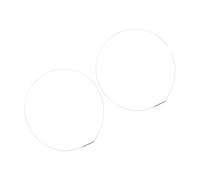 LABRIMP 2 pièces Anneau de Joint de Porte de Machine à Laver Acier Inoxydable Lot de Remplacement pour Éviter les Fuites Eau Compatible avec Machines à Laver à Chargement Frontal