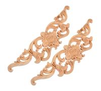 LABRIMP 2 Pièces Applique Sculpté Décorative Design Européen Décalque Embouti pour Meubles Ajout Élégance Sophistication à Votre Décoration Intérieure
