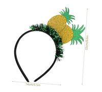 LABRIMP 2 pièces Bandeau Ananas Créatif Accessoire Cheveux Hawaïen Festival Headband Fruit pour Fête et Activités Familiales