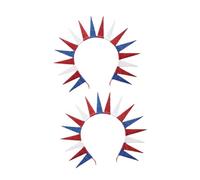 LABRIMP 2 pièces Bandeaux Patriotiques Statue Liberté Ajustables pour Femmes Accessoires de Fête Décorations Célébration Memorial Day Lot